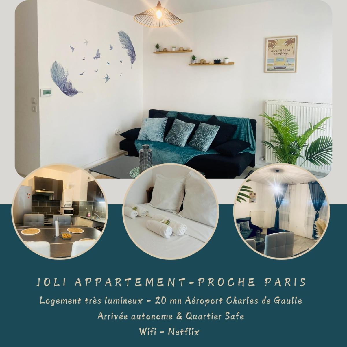 Appartement Confort Entre Paris & Aeroport Charles De Gaulle Goussainville (Val-d'Oise)